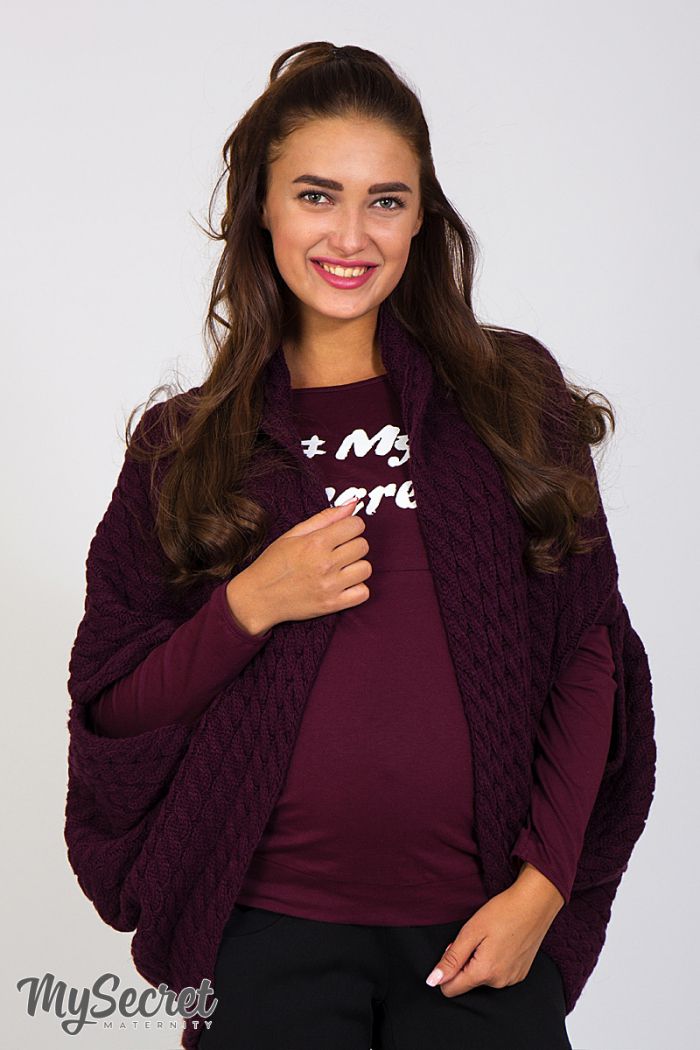 

Кофта - шаль для беременных My Secret Leia  Красный CR-38.072, Кофта - шаль для беременных My Secret Leia L Красный CR-38.072