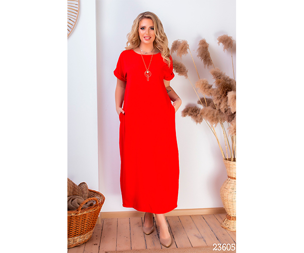 

Платье Charm 23605 58-60 Красное