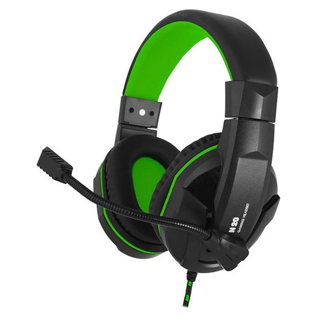 

Наушники GEMIX N20 black/green Gaming