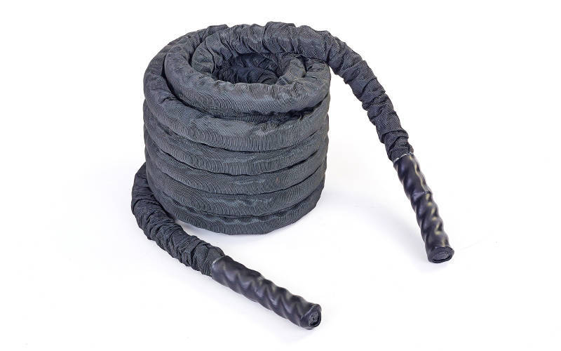 

Канат для кроссфита в защитном рукаве BATTLE ROPE FI-5719-6 (полипропилен, l-6м,d-3,8см, черный) \1