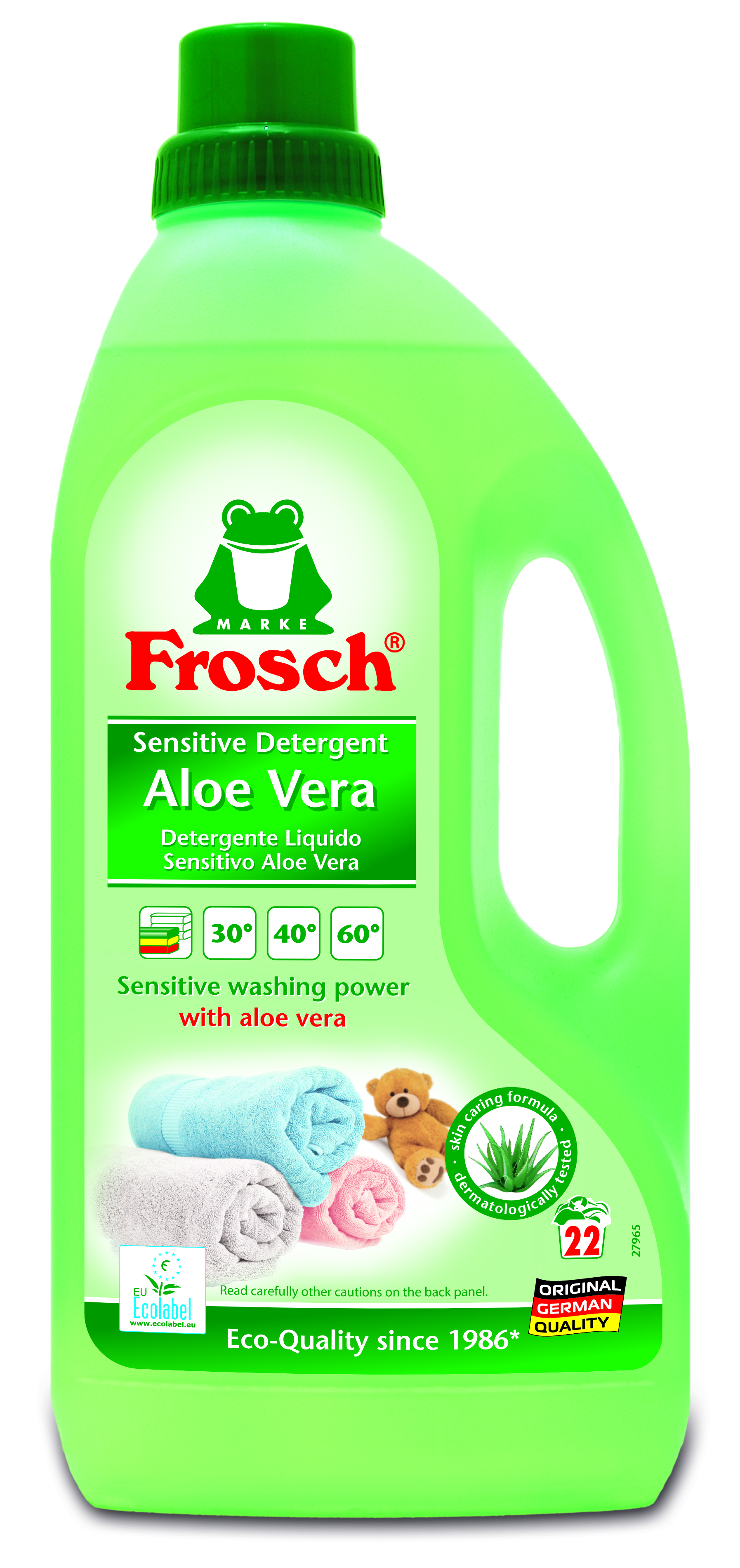 

Концентрированное жидкое средство Frosch для стирки Алоэ Вера 1.5 л
