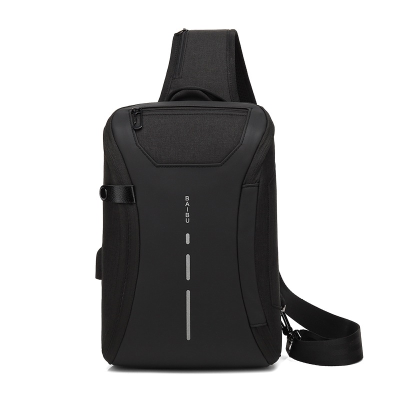 

Cумка Baibu sling usb plane-pack black