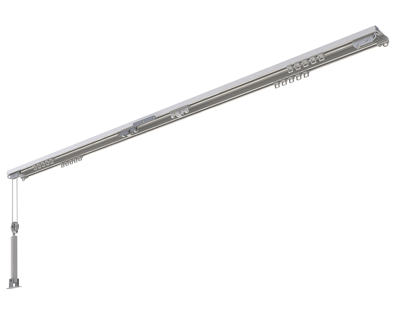 

Карниз 2-рядный с одним управлением 4,40м Белый ( 43051244 )