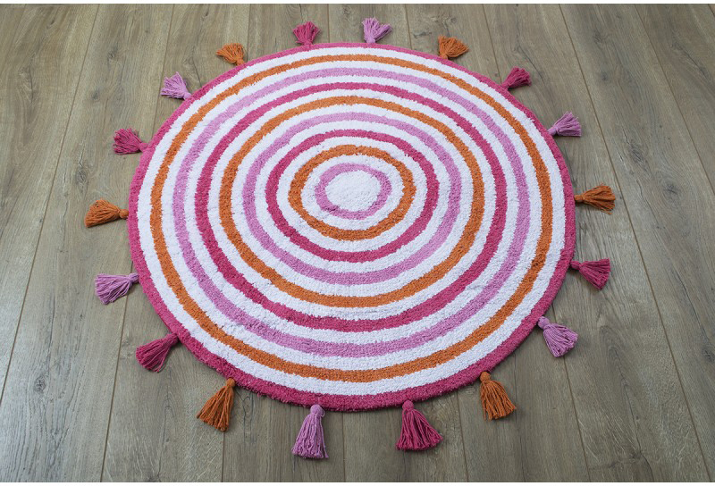 

Коврик в ванную комнату Irya Samba 90x90 см Fusya