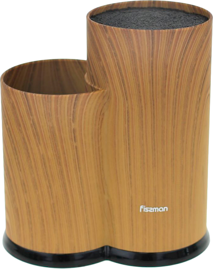 

Подставка для ножей и инструментов Fissman с двумя отделениями Light brown (2883)