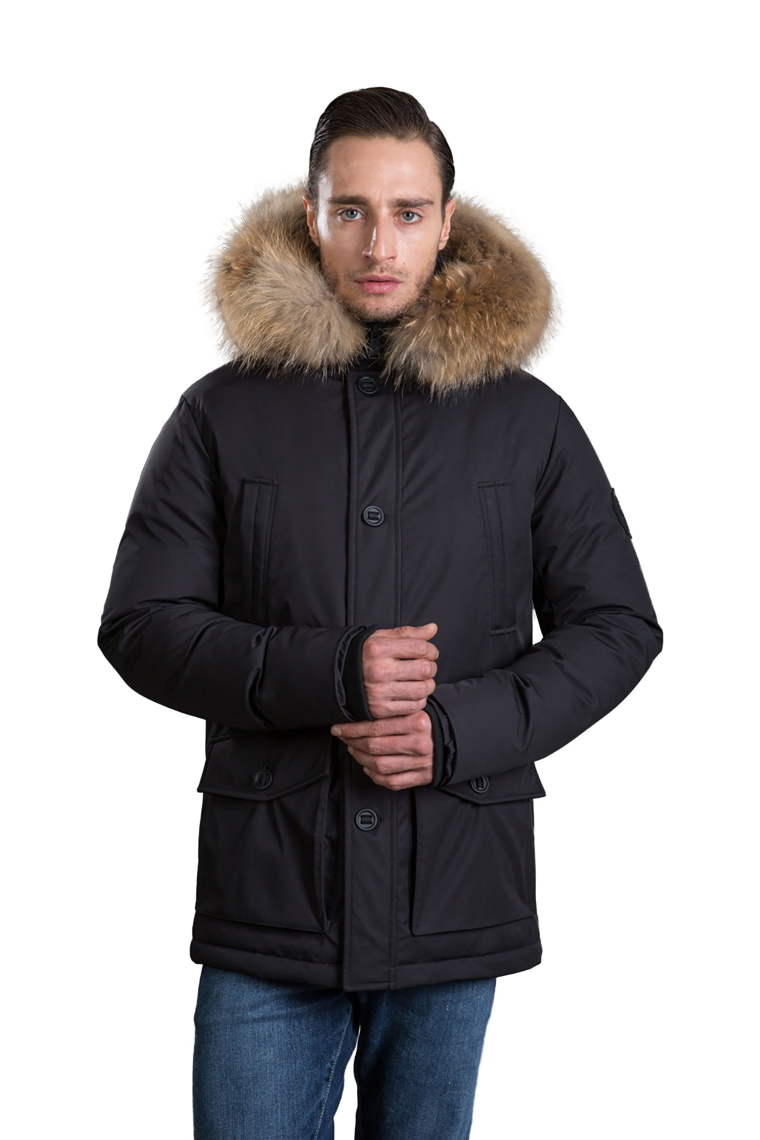 

Зимняя куртка Hermzi HP-178 58 Черный