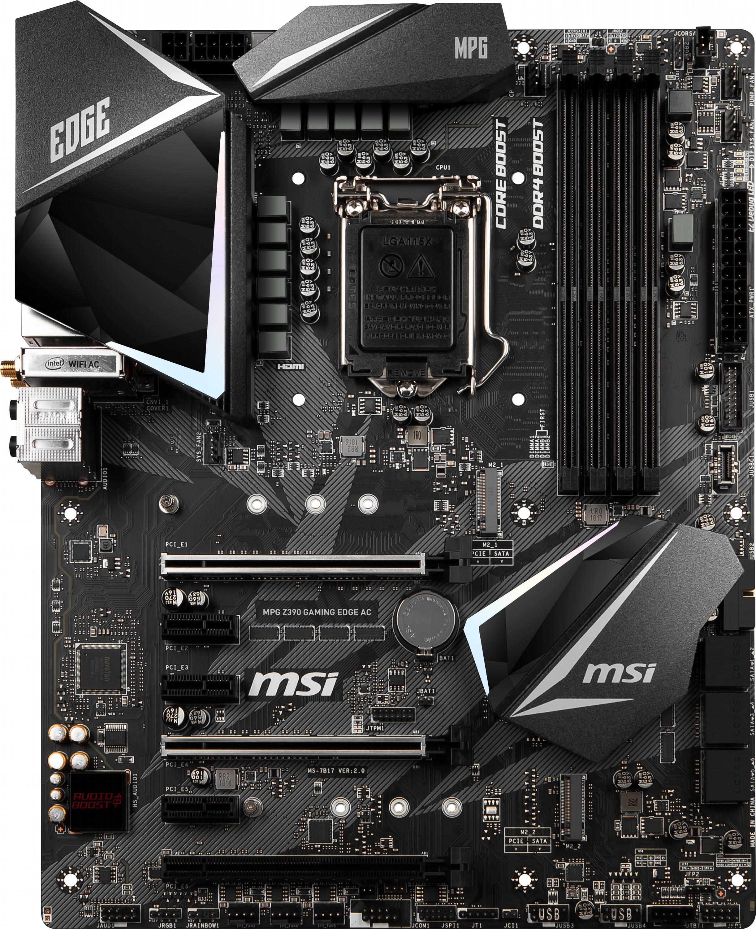 Материнская плата MSI MPG Z390 Gaming Edge AC (s1151, Intel