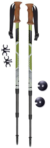 

Трекинговые палки Masters Scout Green (01S5119)