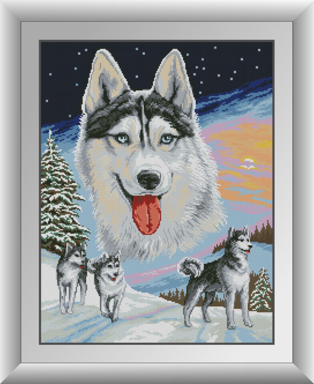 

Набор алмазной живописи Dream Art Волки
