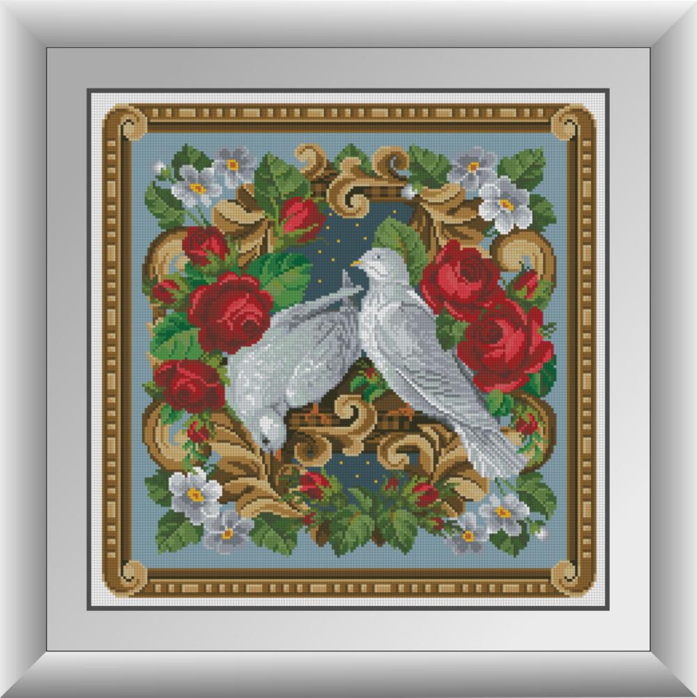 

Набор алмазной живописи Dream Art Пара голубей