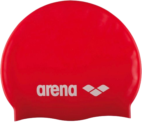 Акция на Шапочка для плавания Arena Classic Silicone 91662-044 Red-white (3468335686042) от Rozetka UA