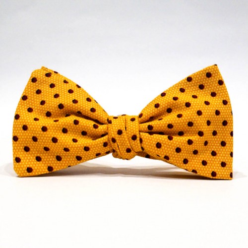 

Галстук-бабочка Krago Dark Yelow Dots 34-45 см жёлтый