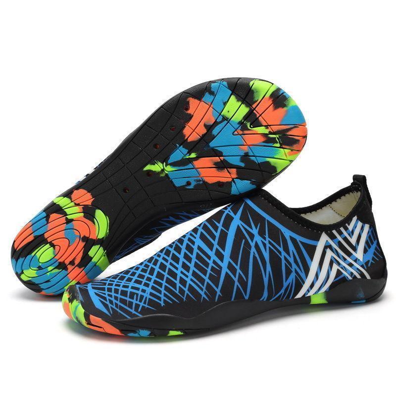 

Обувь для пляжа и кораллов Diving shoes синие полоски 39 as339bl exp