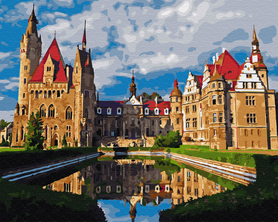

Картина по номерам. Brushme "Мошненский замок в Польше" GX33175