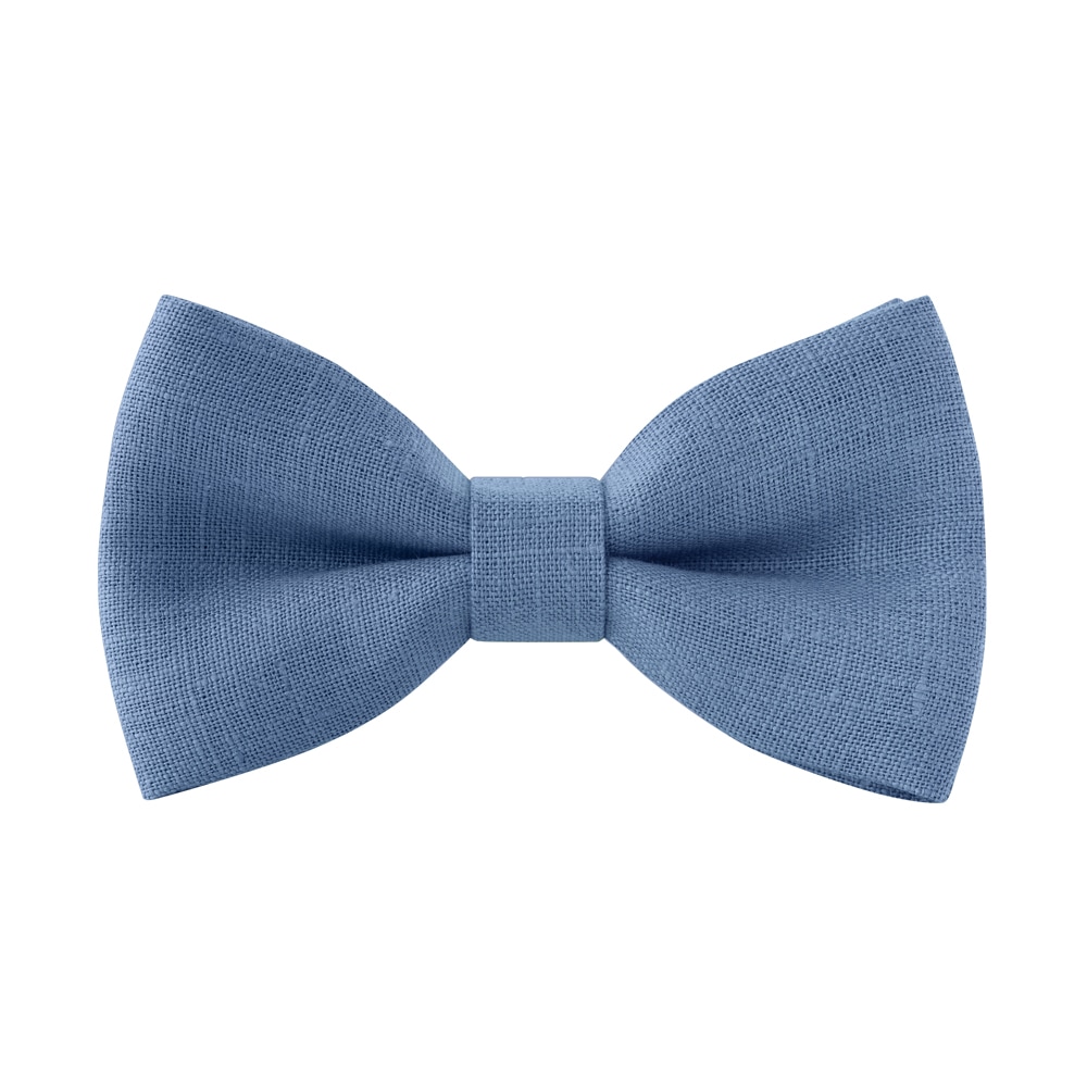 

Бабочка Bow Tie House Steel Blue льняная стандартная 10047