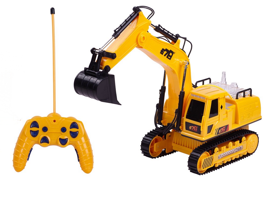 

Экскаватор на радиоуправлении 678 Toys 8060Е Скорость модели 10 км/час Желтый