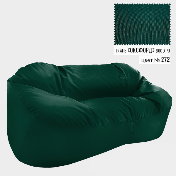 

Диван Coolki Бескаркасный 175x120x90 темно-зеленый 272(Оксфорд 600D)