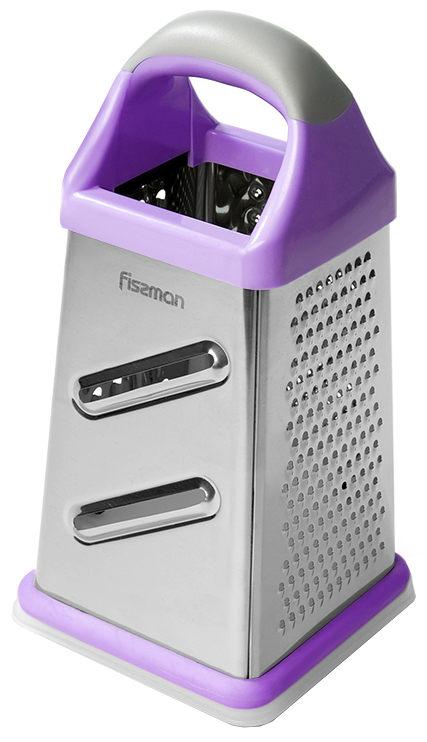 

Терка четырехсторонняя Fissman 22 см с контейнером Purple (8599.Л)