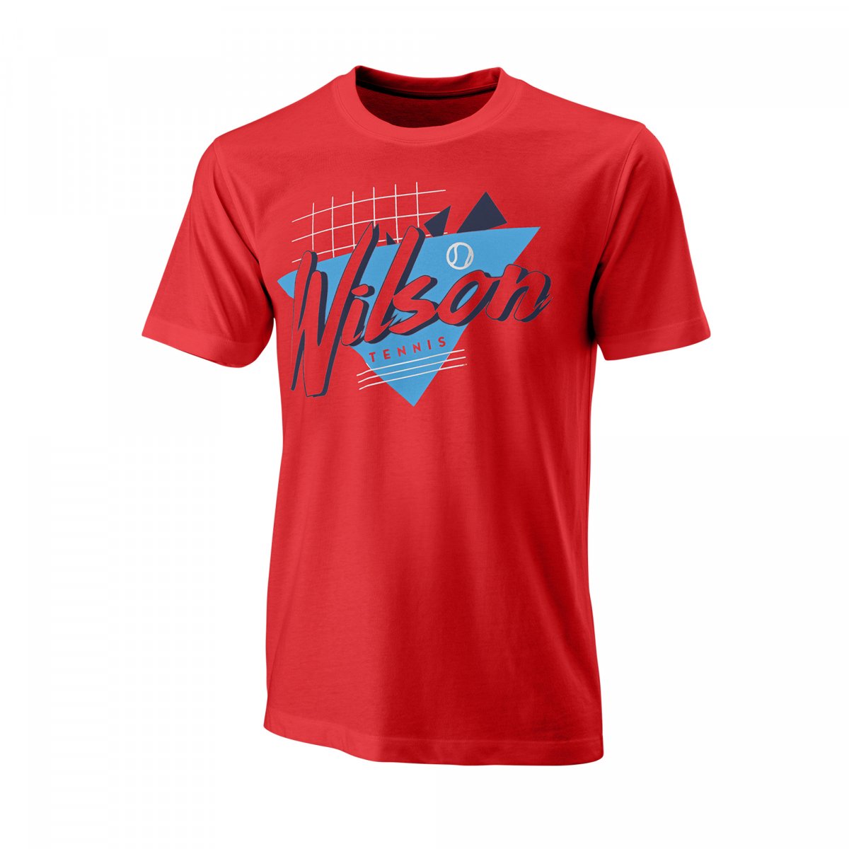 

Футболка Wilson NOSTALGIA TECH TEE  красный, Футболка Wilson NOSTALGIA TECH TEE S красный