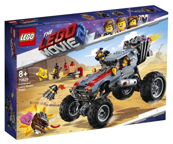 

Конструктор LEGO Movie Побег Эммета и Дикарки на багги (70829)