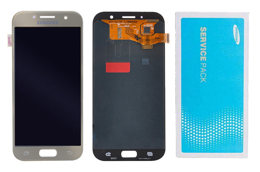 

Дисплейный модуль (экран) для Samsung A720H GALAXY A7 2017 Gold Original 100% SERVICE PACK GH97-19723B