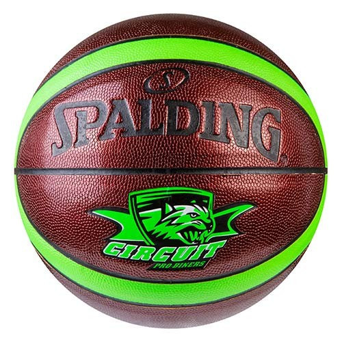 

Мяч баскетбольный Spalding №7 PU неон Circuit