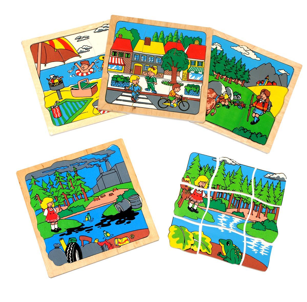 

Мозаика Экология 36 деталей Lam Toys Разноцветный 000097970