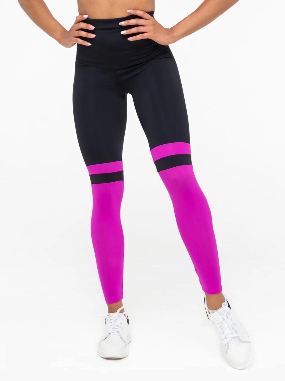 

Женские спортивные лосины Milana Nova Vega S Фиолетово-черный 000096909