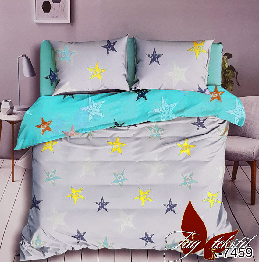 

Постельное белье с компаньоном TAG 150x215 см Серо-голубой 000097223