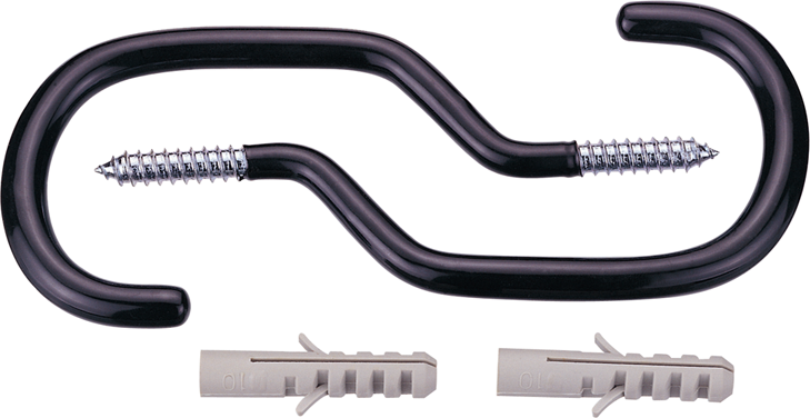 

Крюк Ice Toolz P684 д/крепежа вело на дюбеле (2 шт) (до 20 кг на клюк) (TOO-77-02)