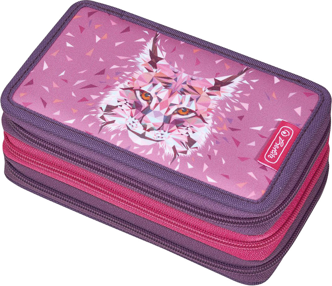 

Пенал Herlitz Triple Wild Animals Рысь (50026661)