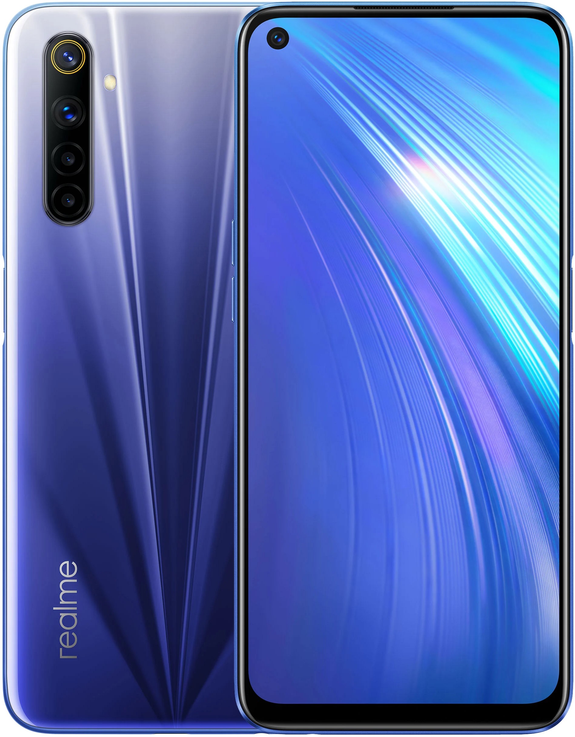 

Мобильный телефон Realme 6 4/128GB Blue