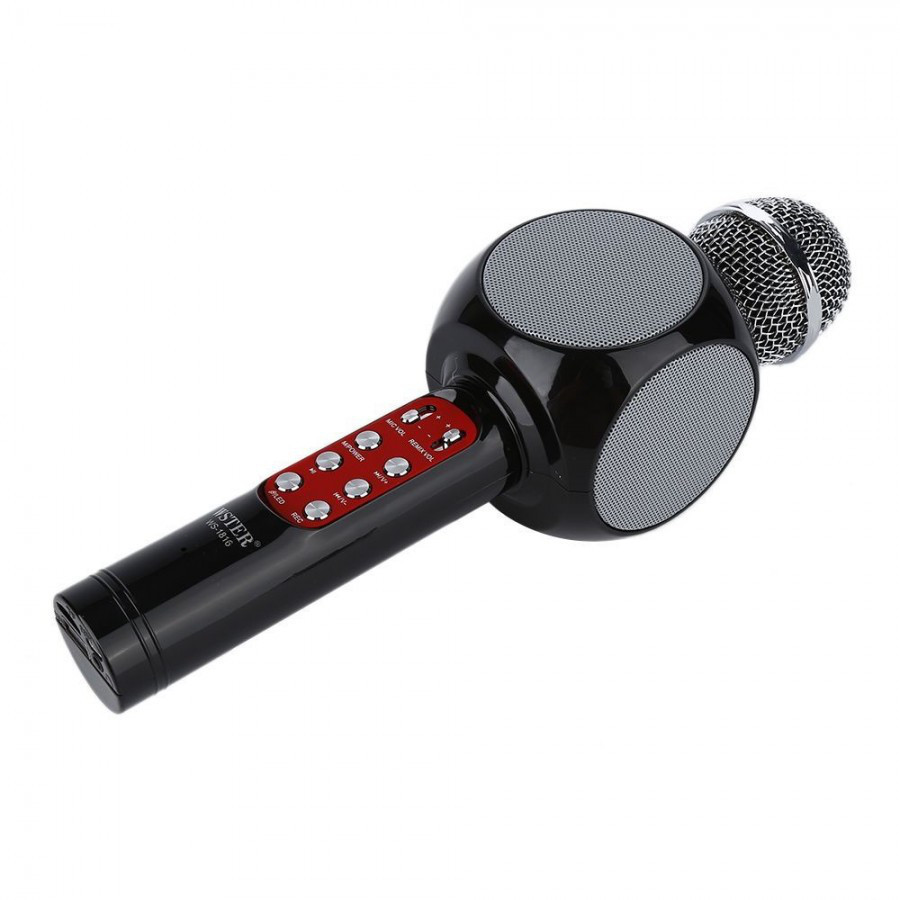 

Микрофон караоке беспроводной bluetooth WSTER WS-1816 Black