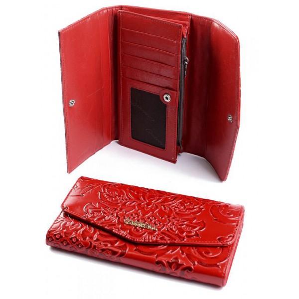 

Кошелек женский кожаный Parse №A14039-9031 Red