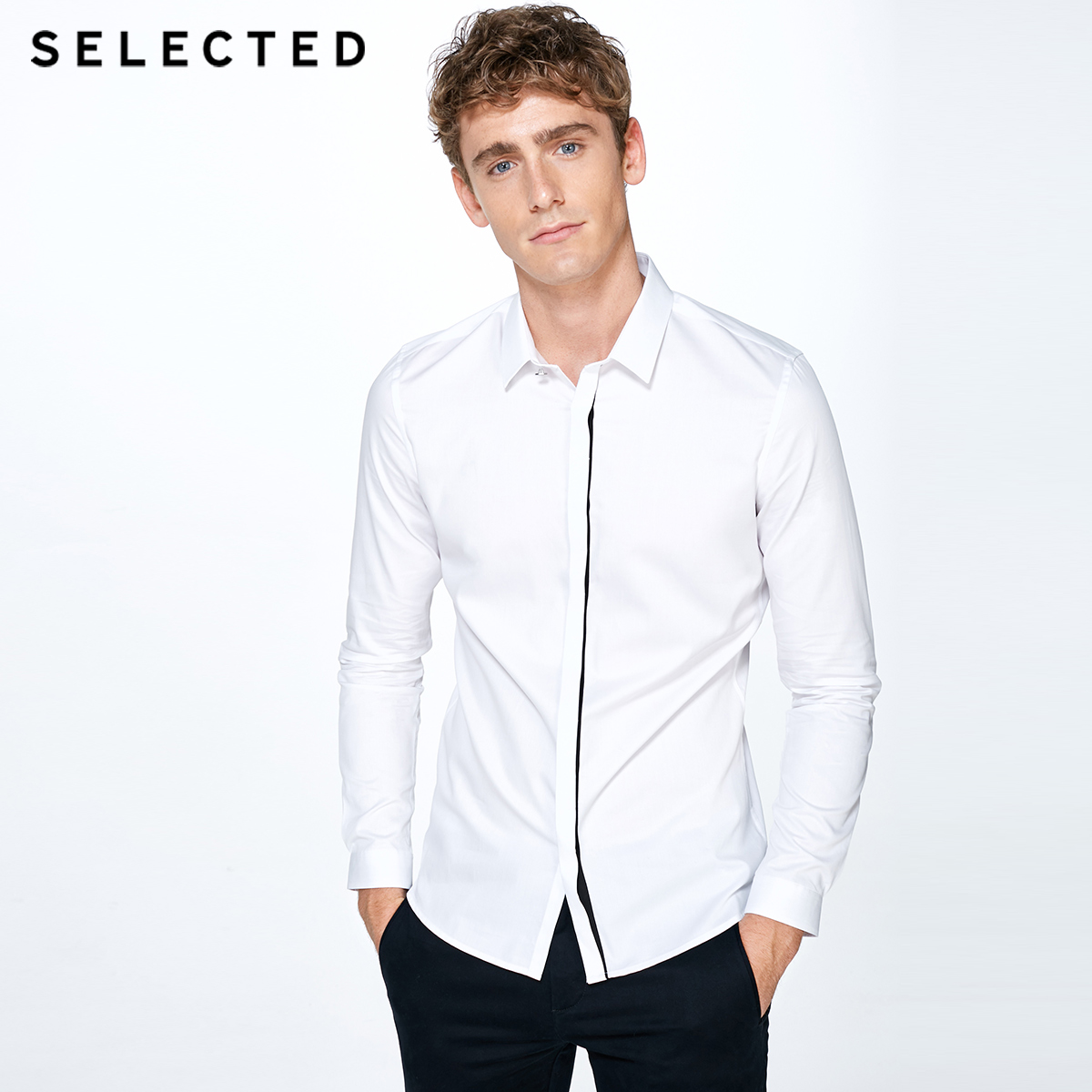 

Сорочка Selected 417305544A06SK XXL білий