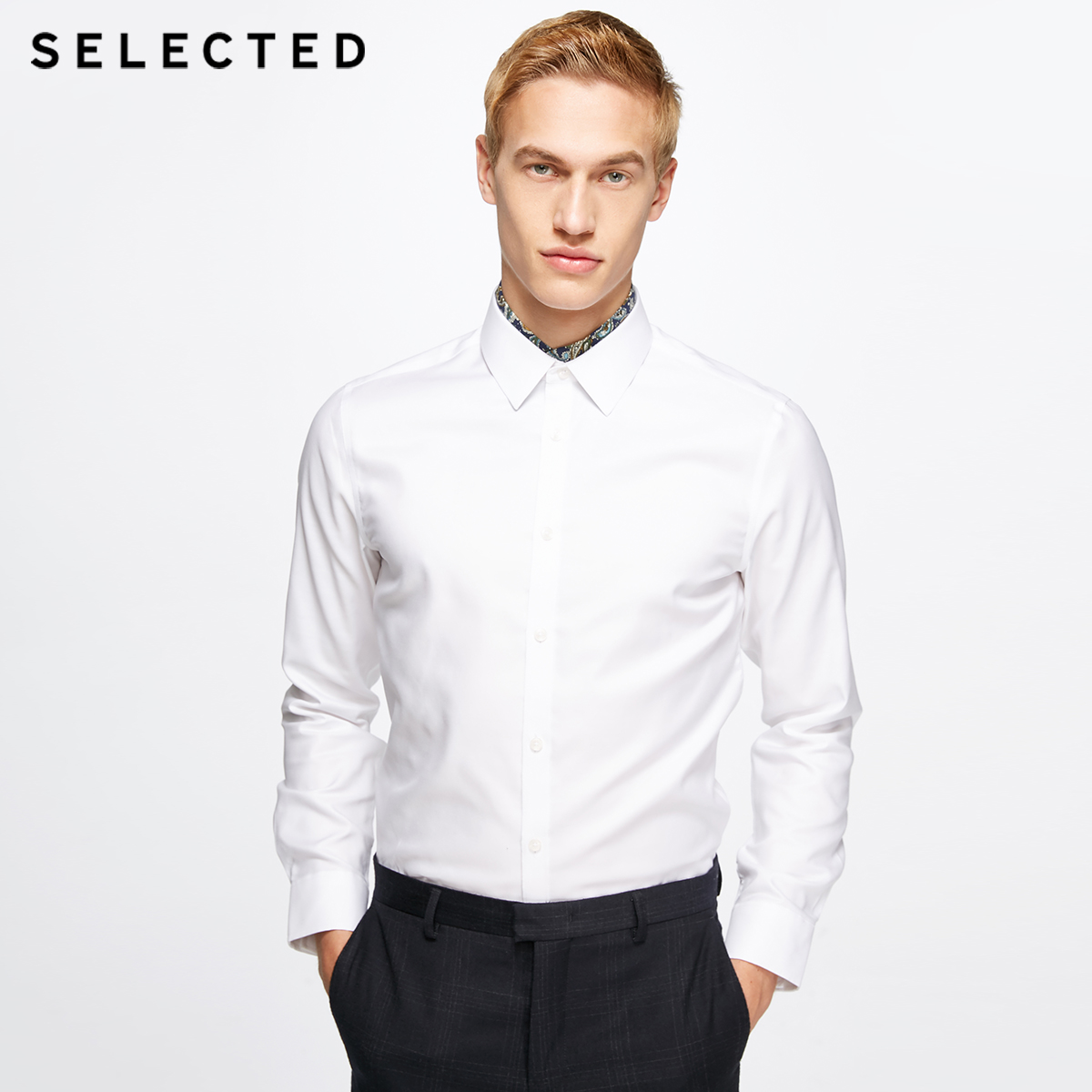 

Сорочка Selected 418105535A06 XL білий