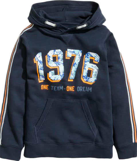 

Худи для мальчика H&M 0332034-3 122-128 СМ Темно-синий 58985