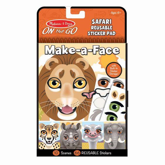 

Блокнот с многоразовыми наклейками Melissa & Doug Сафари MD30510