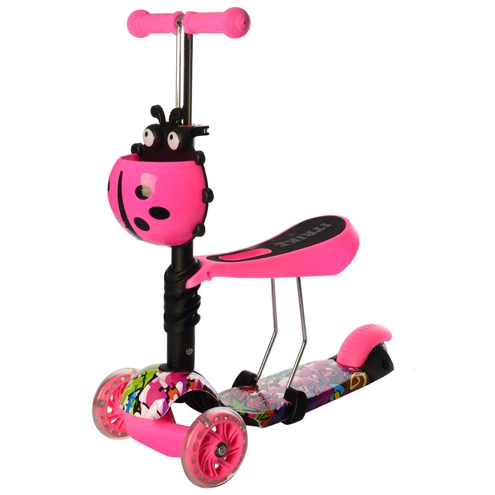 

Самокат 3 в 1 iTrike Graffiti JR 3-054-P1 Pink (JR3-054-P1)