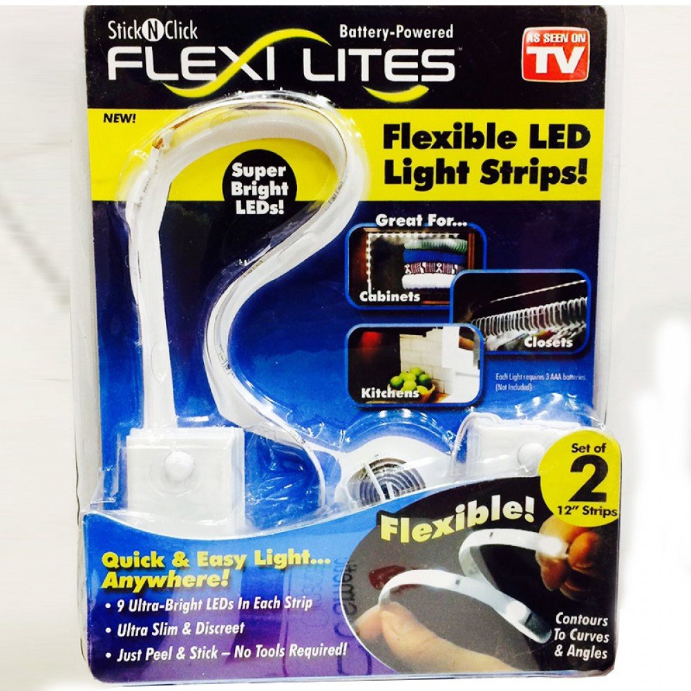 

Светодиодная подсветка лента в Шкаф Flexi Lites Stick, 100 000 часов работы (255-54112)