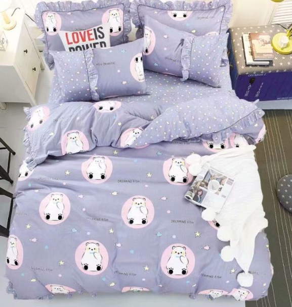 

Постельное белье CottonTwill Сатин Умка 1-спальный Сиреневый 145x215 см ( FB5810CT)
