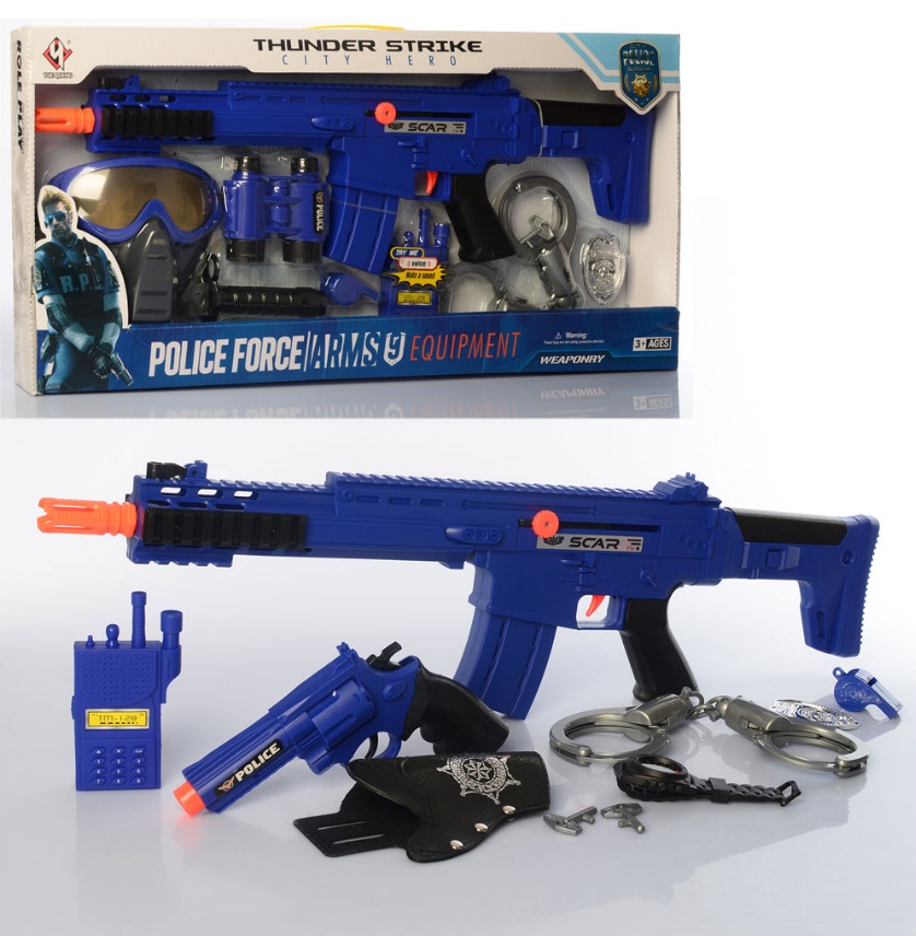 

Игровой набор Limo Toy Полиции P018AB, маска, автомат