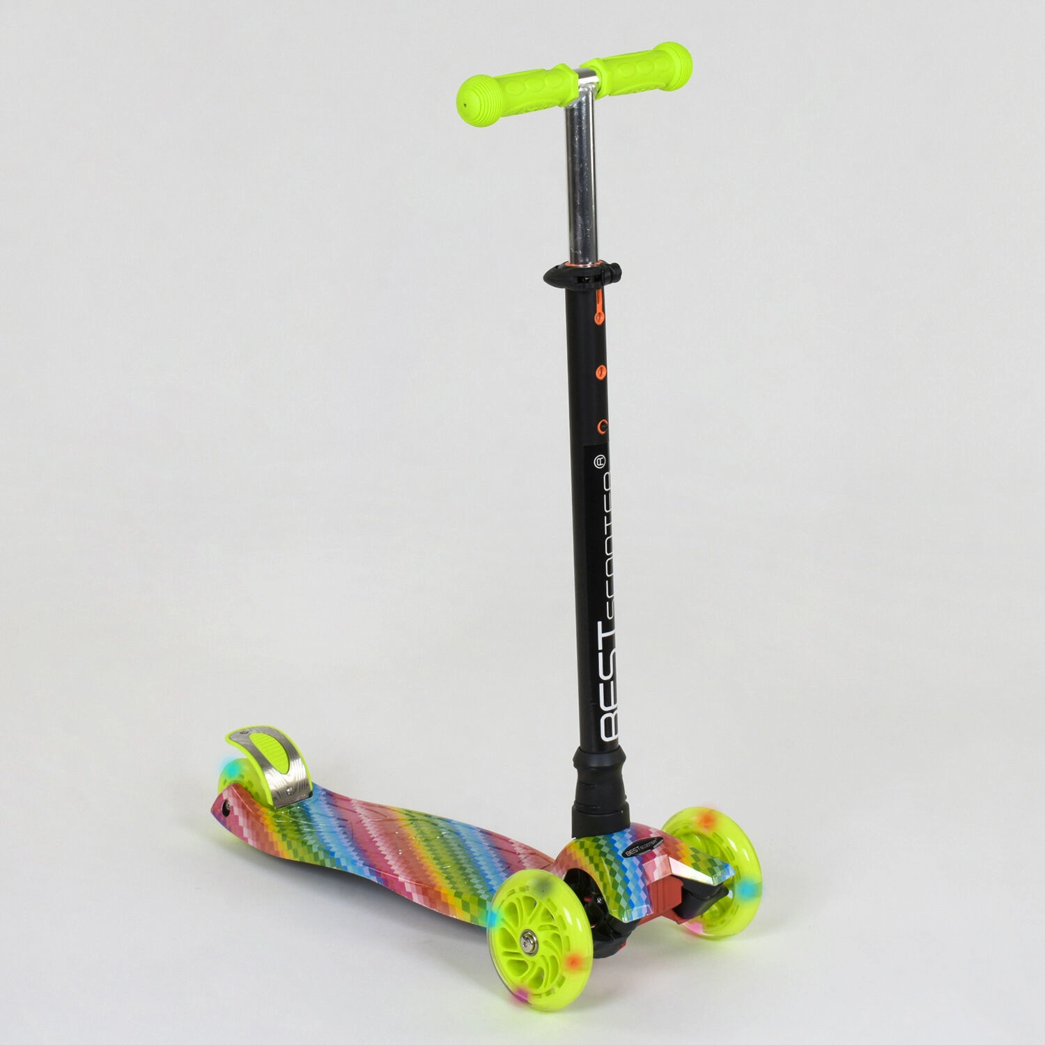 

Трехколесный самокат Best Scooter Maxi А 25601 /779-1335, светящиеся колеса