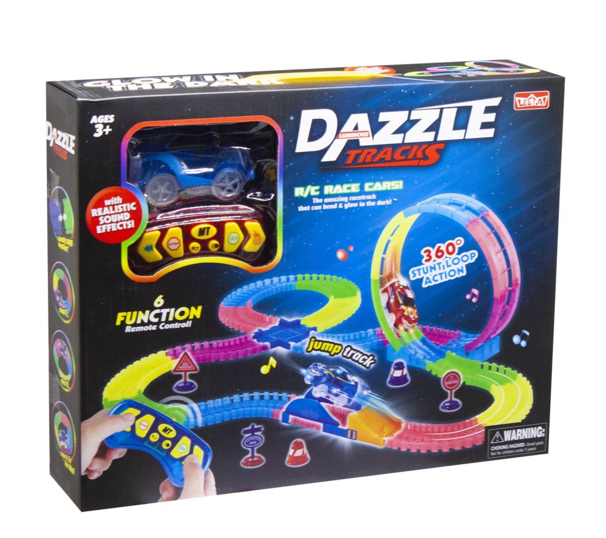 

Гоночный трек Dazzle Tracks 130, с пультом управления (187 деталей)