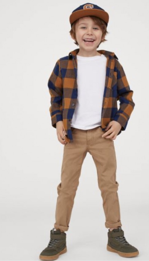 

Брюки H&M Twill 140 см бежевый