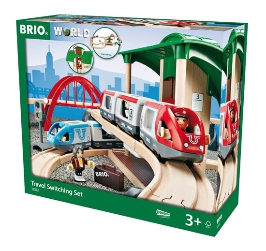 

Деревянная железная дорога Brio 33512 Большой набор пассажирских поездов