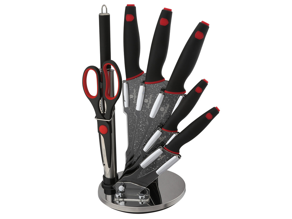 

Набор ножей 8 предметов Black Stone Touch Line Berlinger Haus BH-2119