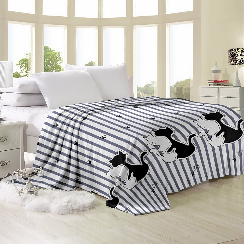 

Плед-покрывало Велсофт Кот и кошка CottonTwill 150х215 см (СТ007-2111)
