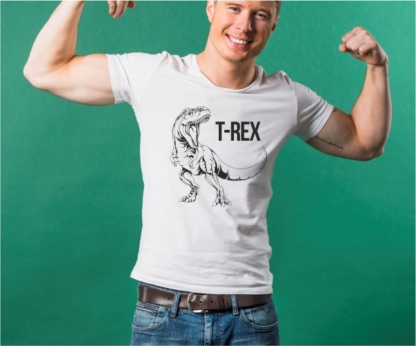 

Футболка Imbur T-REX белая M