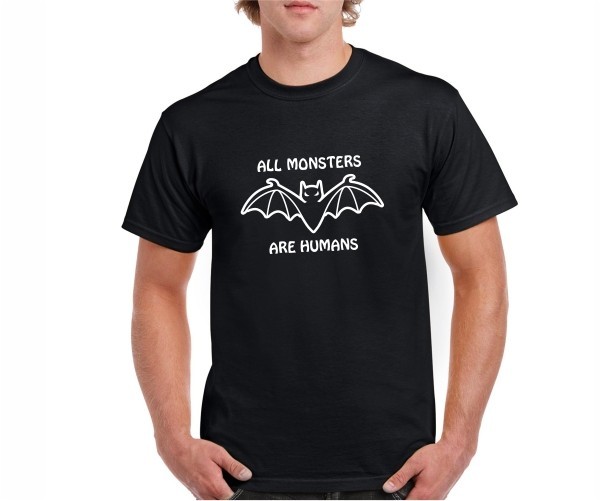 

Футболка Imbur ALL MONSTERS ARE HUMANS черная S